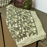 Petit foulard vert sauge - Bertille