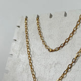 Joli collier pendentif cœur rouge en céramique, chaine grosse maille acier inoxydable doré ou argenté.