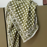 Grand foulard indien - Ysé Khaki