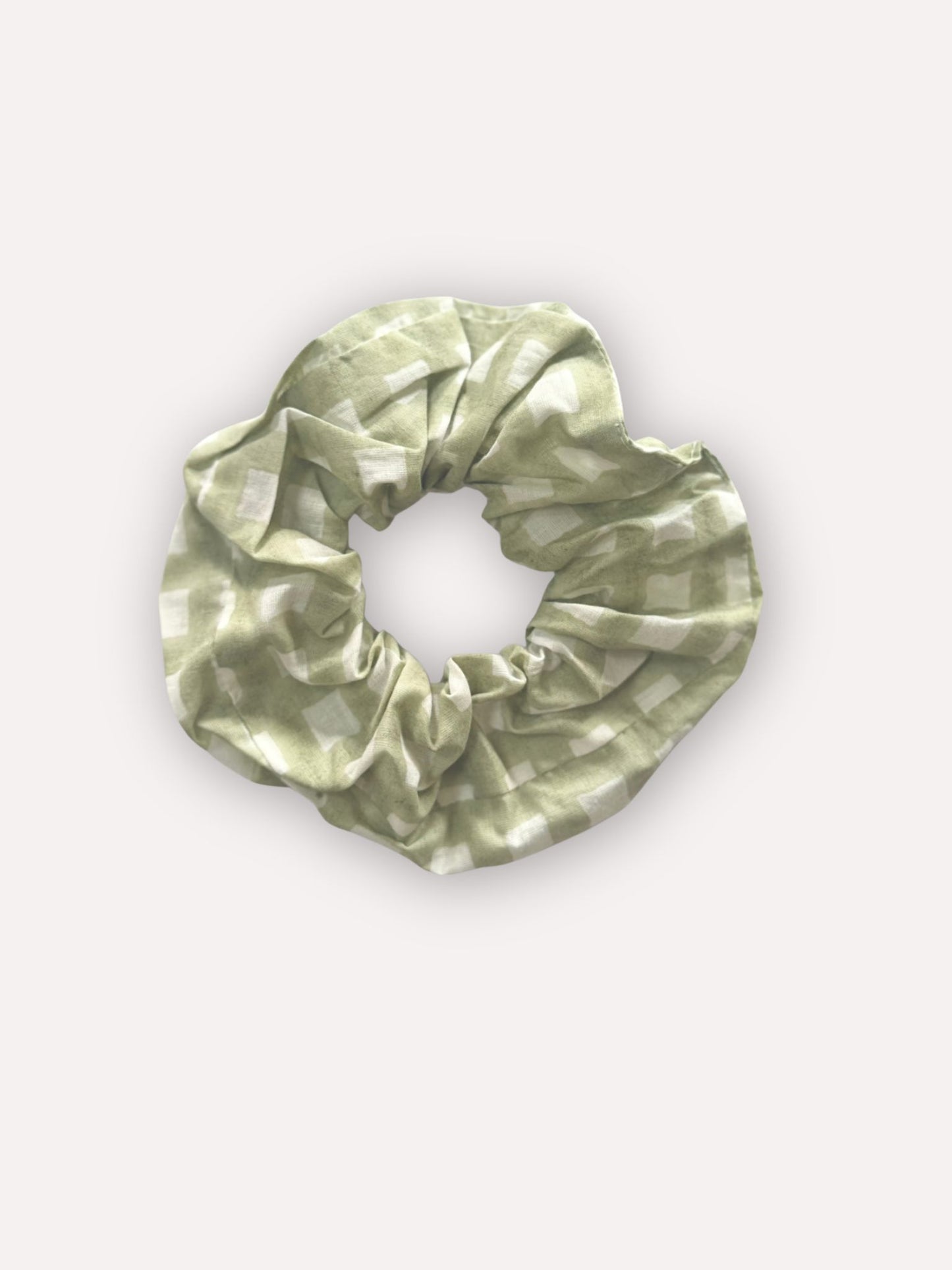 Chouchou Scrunchie Blockdruckmuster