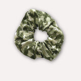 Chouchou scrunchie tissu indien fleuri - Bertille