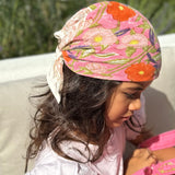 Petit foulard indien - Olympe rosa