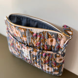 Pochette matelassée pour ordinateur - Olympe Bleu encre