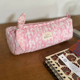 Trousse à crayons matelassée en tissu indien - Calliste pinky bird