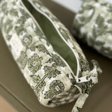 Trousse scolaire matelassée en tissu fleuri - Bertille