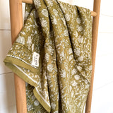 Grand foulard - Gabrielle Vert Mousse