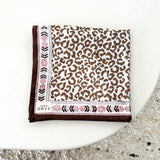 Grand foulard Léopard - Hilo Crème